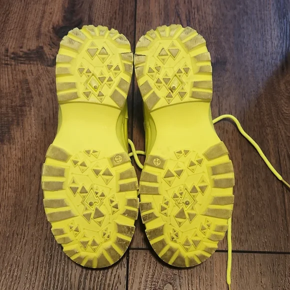 Chunky Lug Neon Sneakers - Picture 14 of 16